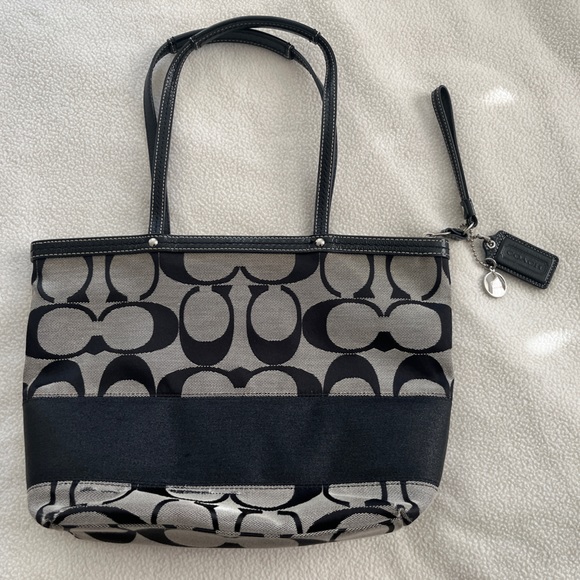 90s Coach Signature Jacquard bag - Picture 1 of 10